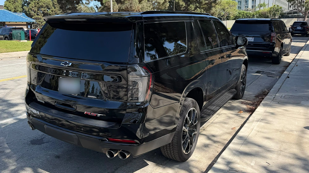 black suv services in los angeles